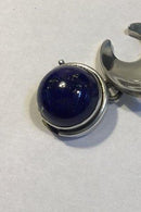 Georg Jensen Sterling Sølv Armlænke No 130B Lapis Lazuli - Danam Antik