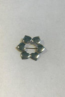 Hans Hansen Sterling Sølv Hjerte Broche No 100 - Danam Antik