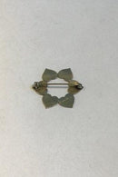 Hans Hansen Sterling Sølv Hjerte Broche No 100 - Danam Antik