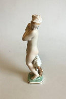 Royal Copenhagen Gerhard Henning overglasur figur af Badende Pige No 2428 - Danam Antik