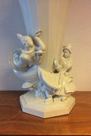 Kæmpe Royal Copenhagen Gerhard Henning Kinesiske Brud (chinese bride ) Vase i Blanc de Chine - Danam Antik