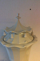 Kæmpe Royal Copenhagen Gerhard Henning Kinesiske Brud (chinese bride ) Vase i Blanc de Chine - Danam Antik