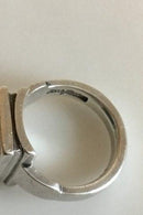 Hans Hansen Sterling sølv Ring med blå safir No 304 - Danam Antik