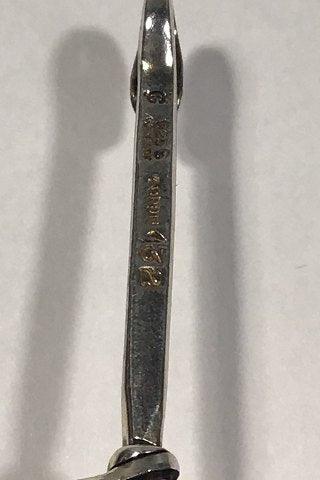 Georg Jensen Sterling Sølv Rutil Quartz Vedhæng No 132 Torun - Danam Antik