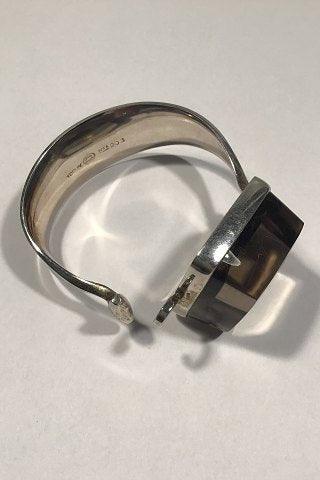 Georg Jensen Sterling Sølv Rutil Quartz Armring No 203 Torun - Danam Antik