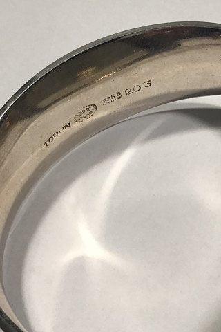 Georg Jensen Sterling Sølv Rutil Quartz Armring No 203 Torun - Danam Antik