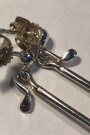 Georg Jensen Sterling Sølv Ørestikker Dew Drop Torun - Danam Antik