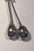Georg Jensen Sterling Sølv Ørestikker Dew Drop Torun - Danam Antik