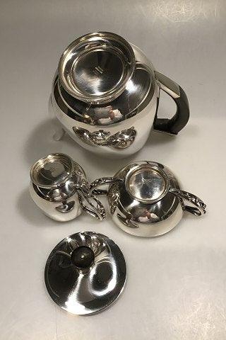 Aage Weimar, Sterling Sølv, Kaffesæt (3) - Danam Antik