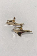 Bent Knudsen, 14K Guld Øreskruer - Danam Antik