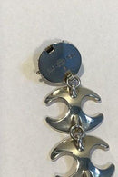 Georg Jensen Sterling Sølv Armlænke No 130B Hæmatit - Danam Antik