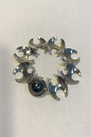 Georg Jensen Sterling Sølv Armlænke No 130B Hæmatit - Danam Antik