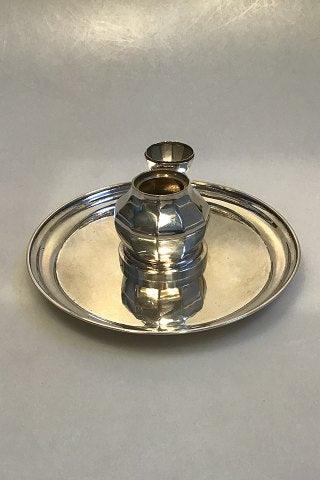 Georg Jensen Sterling Sølv Blækhus No 412 (1925-32) - Danam Antik
