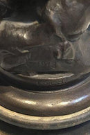 Gerhard Henning Bronze figur Elskende par, 1913. - Danam Antik