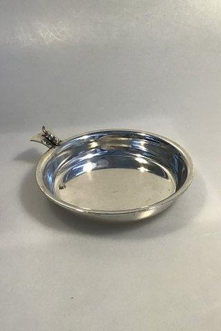 Cohr Sølv Skål/Fad med kat - Danam Antik