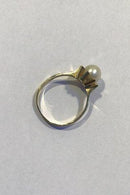 Bernhard Hertz 14K Guld Ring med Perle - Danam Antik