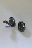 Georg Jensen Sterling Sølv Års Øreringe(clips) 1995 - Danam Antik