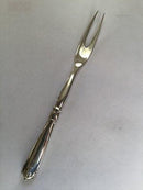 Georg Jensen Sterling Sølv Akkeleje Kødgaffel - Danam Antik