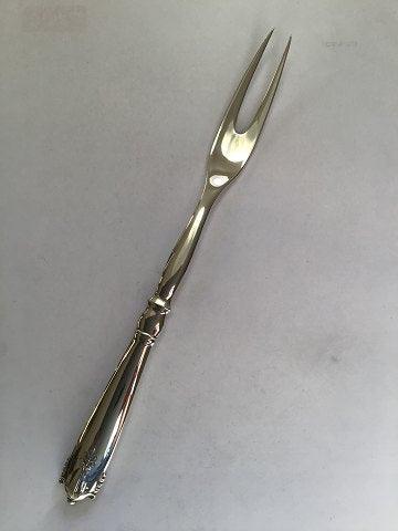 Georg Jensen Sterling Sølv Akkeleje Kødgaffel - Danam Antik