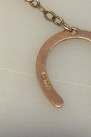 Hestesko vedhæng Guld 14+ Karat - Danam Antik