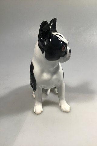 Bing & Grøndahl B&G 2330 Boston Terrier Figur - Danam Antik