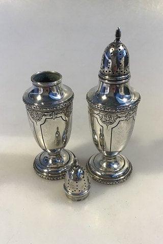 Towle "Louis XIV" Sterling Sølv Salt/Peber bøsser - Danam Antik