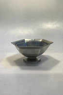 Just Andersen Tin Seks-kantet Skål No 1290 - Danam Antik