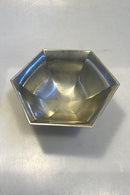 Just Andersen Tin Seks-kantet Skål No 1290 - Danam Antik