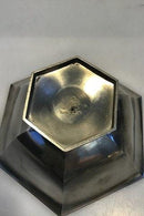 Just Andersen Tin Seks-kantet Skål No 1290 - Danam Antik