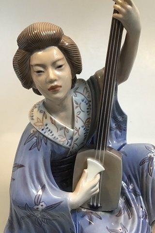 Dahl Jensen Figur Japansk kvinde/Geisha No 1155 - Danam Antik