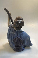 Dahl Jensen Figur Japansk kvinde/Geisha No 1155 - Danam Antik