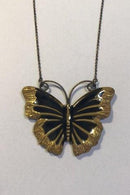 Royal Copenhagen Halskæde med Porcelæn Sommerfugl - Danam Antik