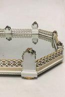 Stort Royal Copenhagen Dekorationsbakke med spejl/Bordgarniture - Danam Antik