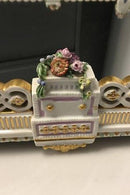 Stort Royal Copenhagen Dekorationsbakke med spejl/Bordgarniture - Danam Antik