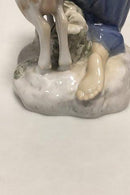 Bing & Grøndahl Figur af Pige med gedebuk No 2180 - Danam Antik