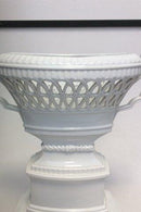 Royal Copenhagen Flora Danica Perlstel Hvid Opsats / Vase i Blanc de Chine No 12358 - Danam Antik