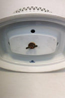 Royal Copenhagen Flora Danica Perlstel Hvid Opsats / Vase i Blanc de Chine No 12358 - Danam Antik