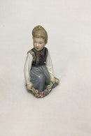 Royal Copenhagen Overglasur Figur Amager Dreng No 12414 - Danam Antik