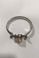 Georg Jensen Sterling Sølv Torun Armring No 207 Rutil Quartz - Danam Antik