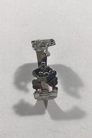 H.C. Andersen Eventyr Servietring i Sølv. Fyrtøjet og Den Flyvende Kuffert - Danam Antik