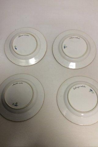 Sæt på 12 Royal Copenhagen Flora Danica Jagtstel Middagstallerken No 3549 - Danam Antik