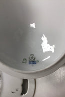 Royal Copenhagen Saksisk Blomst Let Terrin No 493/1666 med underfad No 493/1671 - Danam Antik