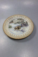 Sæt på 10 Royal Copenhagen Flora Danica Jagtstel Middagstallerken No 239/3549 - Danam Antik