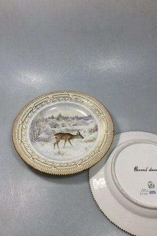 Sæt på 10 Royal Copenhagen Flora Danica Jagtstel Middagstallerken No 239/3549 - Danam Antik