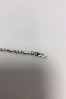 Georg Jensen Sterling Sølv Halskæde No 40 (3 rækker) - Danam Antik