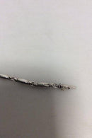 Georg Jensen Sterling Sølv Halskæde No 40 (3 rækker) - Danam Antik