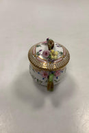 Sæt på 12 Antikke Royal Copenhagen Flora Danica Cremekopper No 20/3514 - Danam Antik