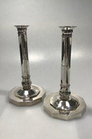 Georg Jensen Sterling Sølv Lysestager No 286 - Danam Antik