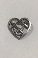 Georg Jensen Sterling Sølv Broche No 296 Vilhelm Albertus - Danam Antik