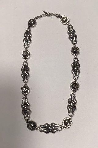 Georg Jensen Sterling Sølv Halskæde No 10 (1915-1930) - Danam Antik